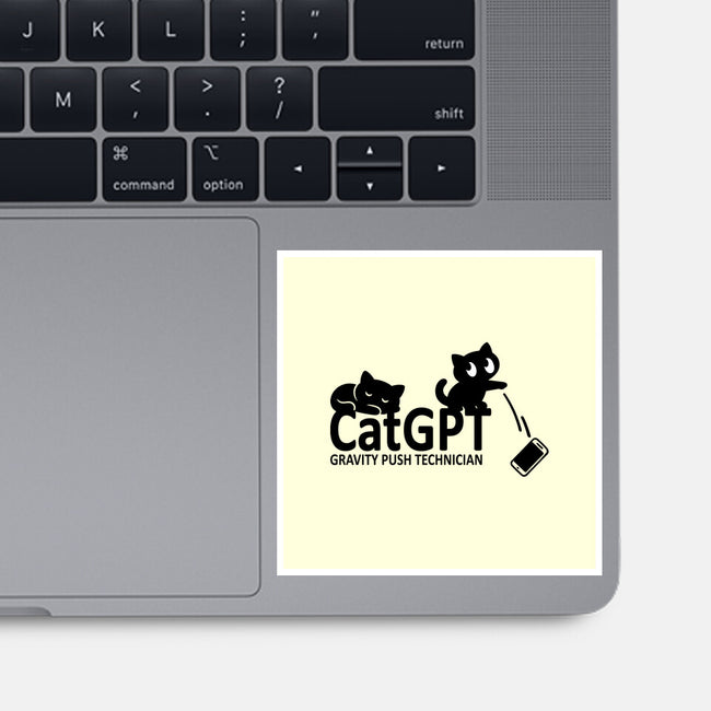 Gravity Push Technician-None-Glossy-Sticker-fanfabio