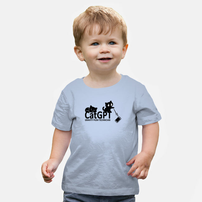 Gravity Push Technician-Baby-Basic-Tee-fanfabio