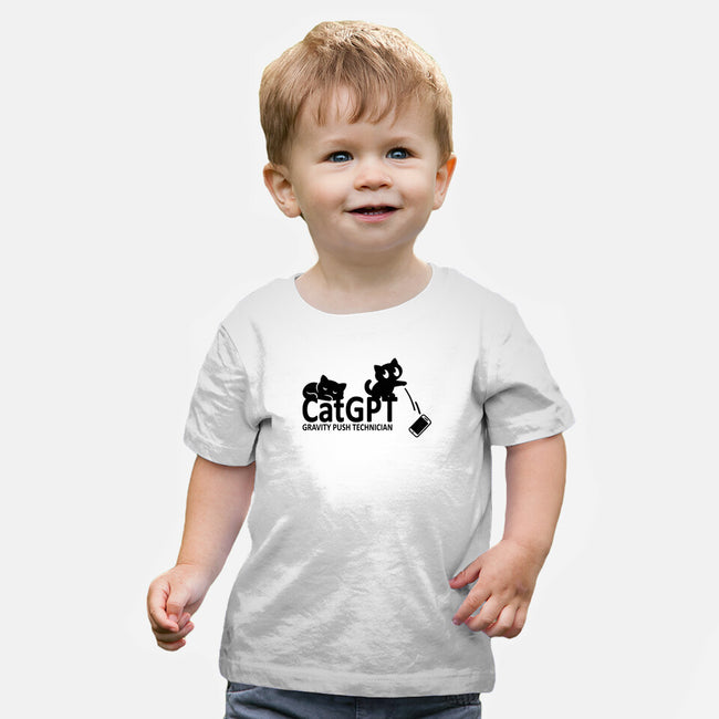 Gravity Push Technician-Baby-Basic-Tee-fanfabio