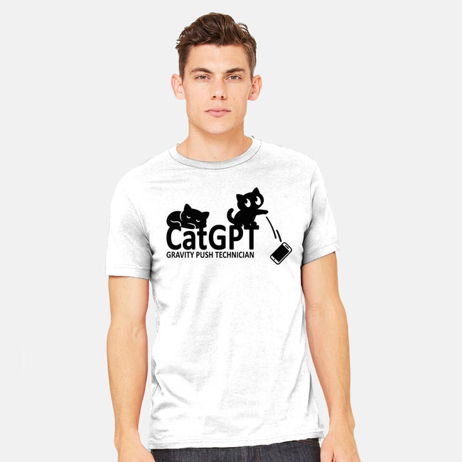 Gravity Push Technician-Mens-Heavyweight-Tee-fanfabio