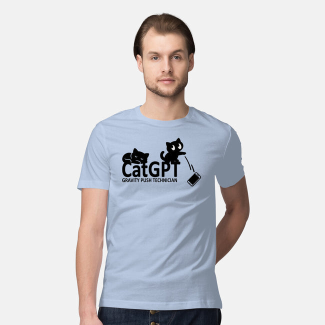 Gravity Push Technician-Mens-Premium-Tee-fanfabio