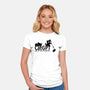 Gravity Push Technician-Womens-Fitted-Tee-fanfabio