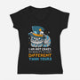 My Reality Is Different-Womens-V-Neck-Tee-Vallina84