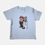 The Plumber Vs King Koopa-Baby-Basic-Tee-DrMonekers
