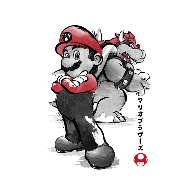 The Plumber Vs King Koopa-Unisex-Baseball-Tee-DrMonekers