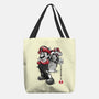 The Plumber Vs King Koopa-None-Basic Tote-Bag-DrMonekers