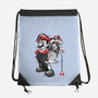 The Plumber Vs King Koopa-None-Drawstring-Bag-DrMonekers