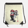 The Plumber Vs King Koopa-None-Drawstring-Bag-DrMonekers
