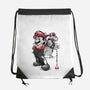 The Plumber Vs King Koopa-None-Drawstring-Bag-DrMonekers