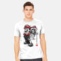 The Plumber Vs King Koopa-Mens-Heavyweight-Tee-DrMonekers