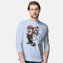 The Plumber Vs King Koopa-Mens-Long Sleeved-Tee-DrMonekers