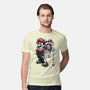 The Plumber Vs King Koopa-Mens-Premium-Tee-DrMonekers