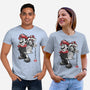 The Plumber Vs King Koopa-Unisex-Basic-Tee-DrMonekers