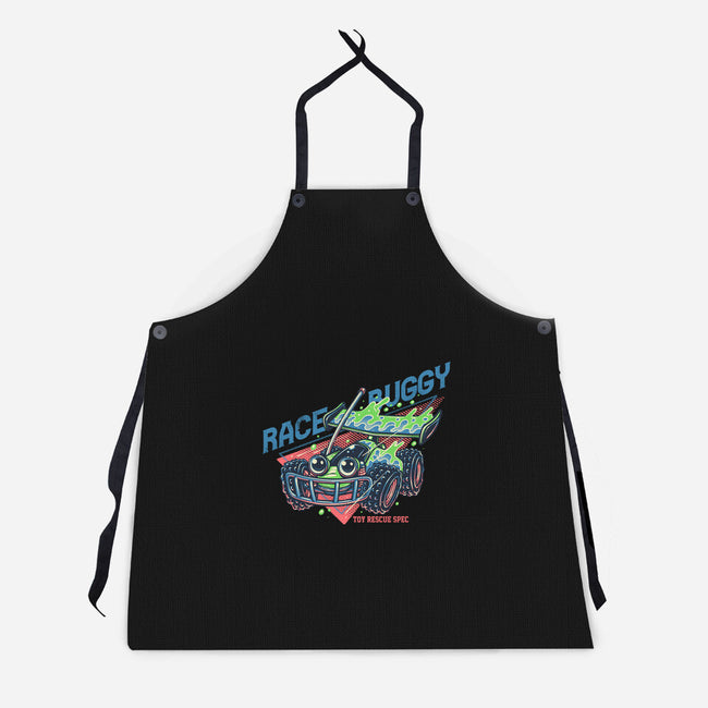 Race Buggy-Unisex-Kitchen-Apron-glitchygorilla