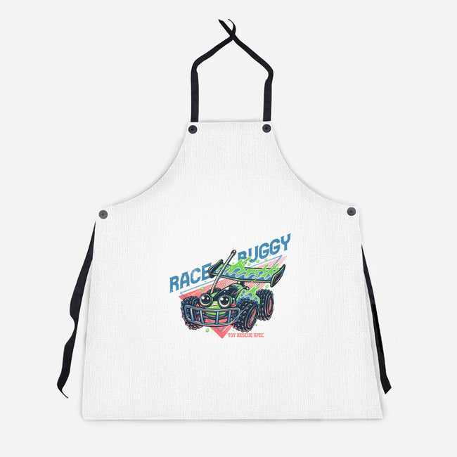 Race Buggy-Unisex-Kitchen-Apron-glitchygorilla