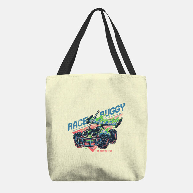 Race Buggy-None-Basic Tote-Bag-glitchygorilla