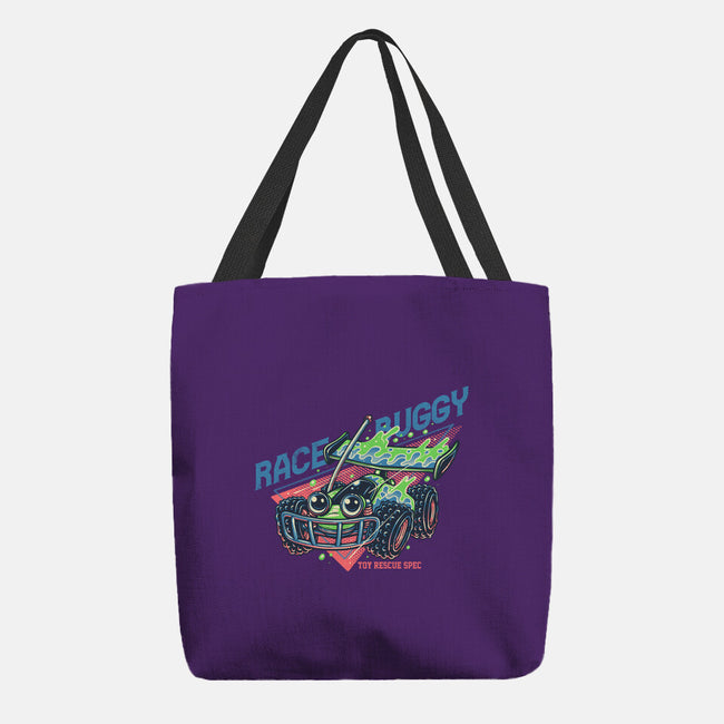Race Buggy-None-Basic Tote-Bag-glitchygorilla
