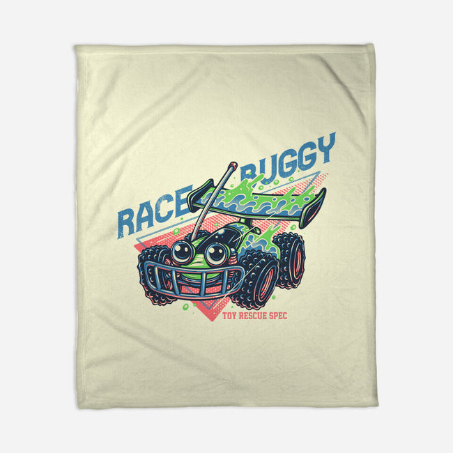 Race Buggy-None-Fleece-Blanket-glitchygorilla