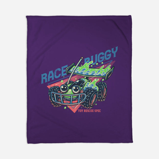 Race Buggy-None-Fleece-Blanket-glitchygorilla