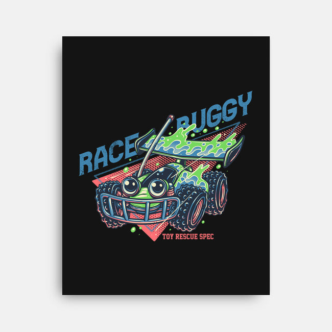 Race Buggy-None-Stretched-Canvas-glitchygorilla