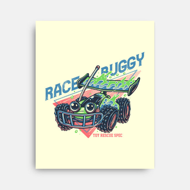 Race Buggy-None-Stretched-Canvas-glitchygorilla