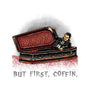 But Fist Coffin-None-Polyester-Shower Curtain-glitchygorilla