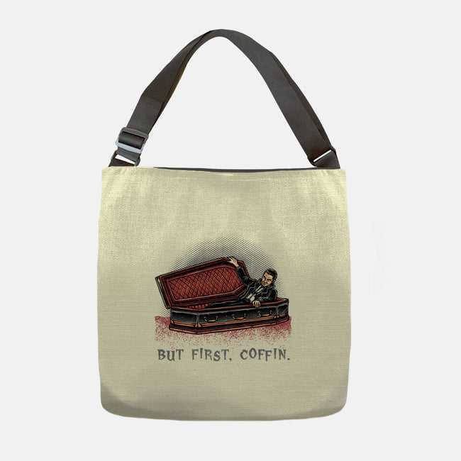 But Fist Coffin-None-Adjustable Tote-Bag-glitchygorilla