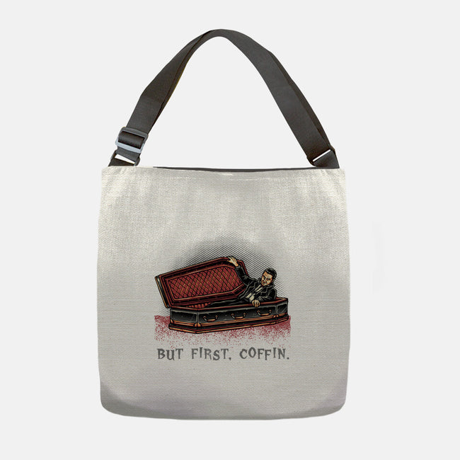 But Fist Coffin-None-Adjustable Tote-Bag-glitchygorilla