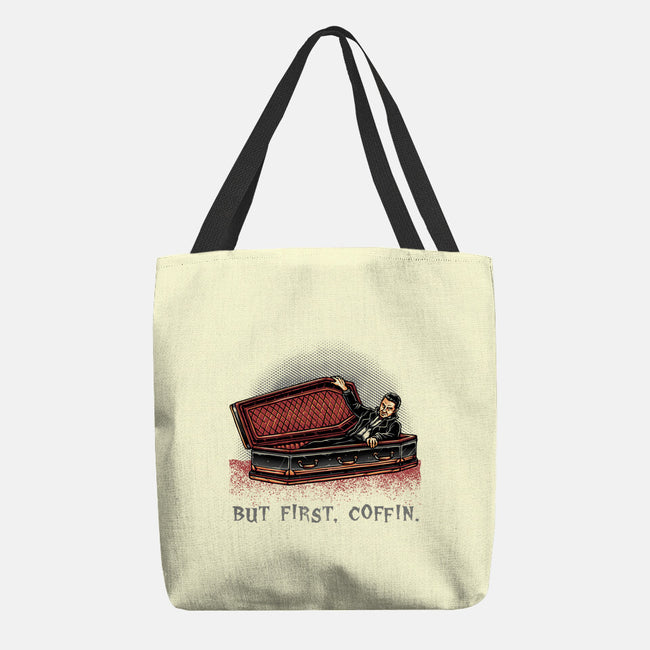 But Fist Coffin-None-Basic Tote-Bag-glitchygorilla