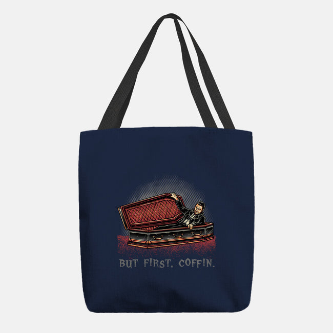 But Fist Coffin-None-Basic Tote-Bag-glitchygorilla