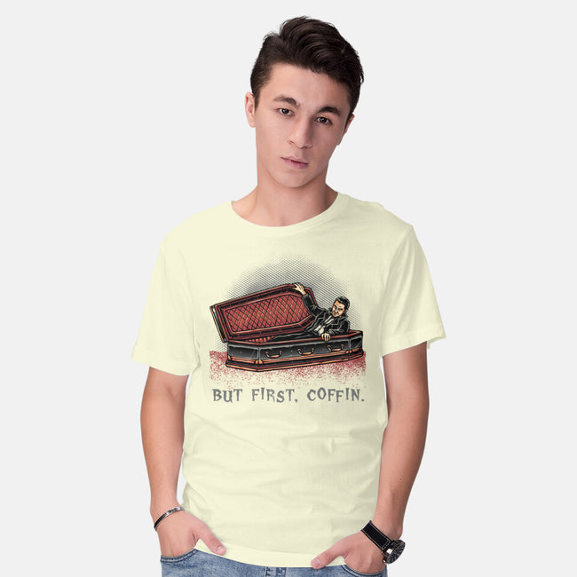 But Fist Coffin-Mens-Basic-Tee-glitchygorilla