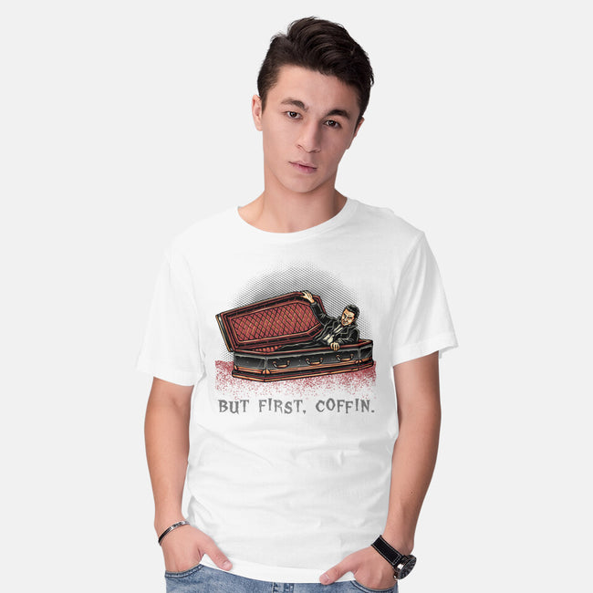 But Fist Coffin-Mens-Basic-Tee-glitchygorilla