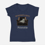 In Our Own Homes-Womens-V-Neck-Tee-glitchygorilla