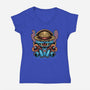 Channeling The Pirate In Me-Womens-V-Neck-Tee-glitchygorilla
