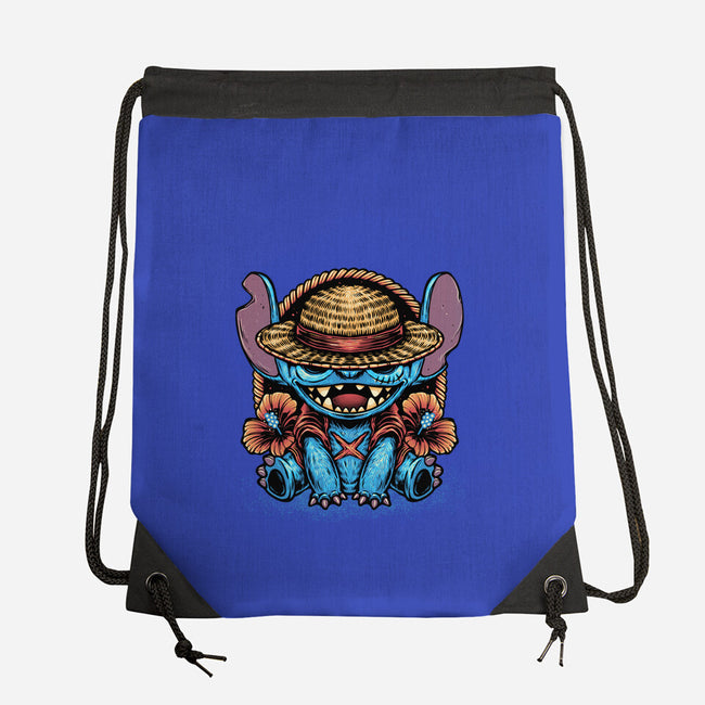 Channeling The Pirate In Me-None-Drawstring-Bag-glitchygorilla