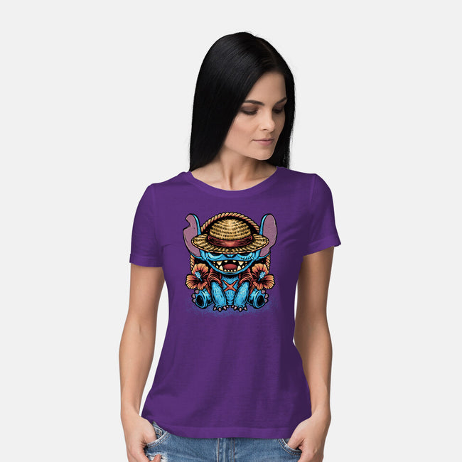 Channeling The Pirate In Me-Womens-Basic-Tee-glitchygorilla
