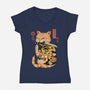 FU Catana-Womens-V-Neck-Tee-vp021