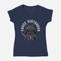 Force Disturber-Womens-V-Neck-Tee-GODZILLARGE
