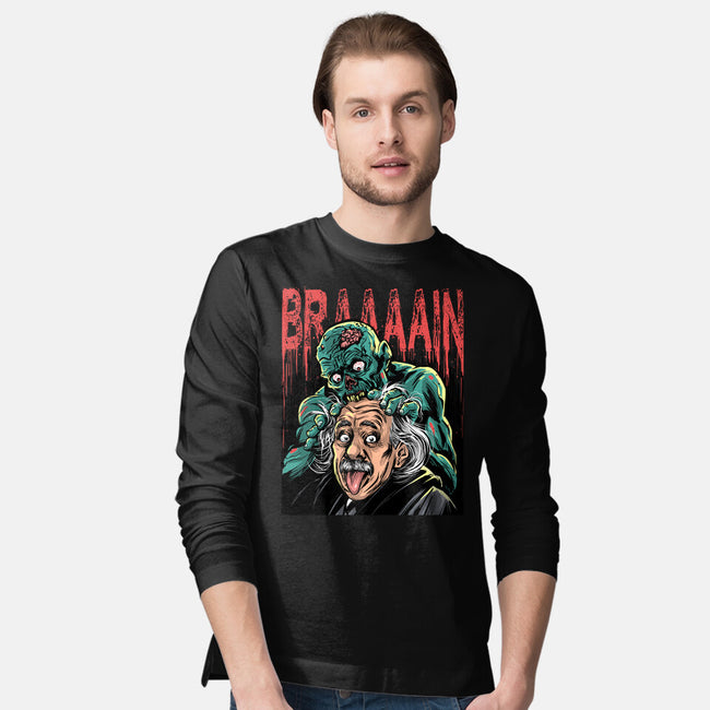 The Most Delicious Brain-Mens-Long Sleeved-Tee-zascanauta