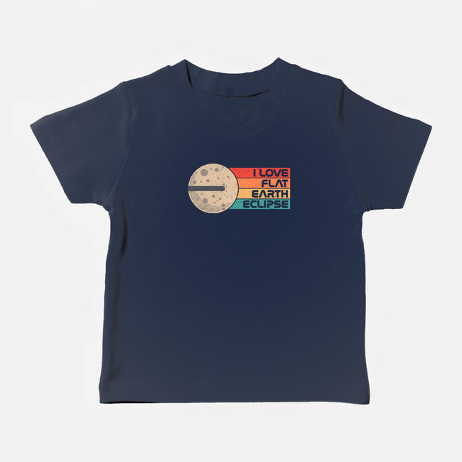 I Love Flat Earth Eclipse-Baby-Basic-Tee-koalastudio