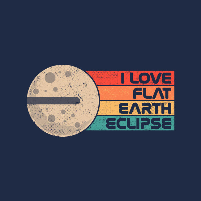 I Love Flat Earth Eclipse-None-Fleece-Blanket-koalastudio