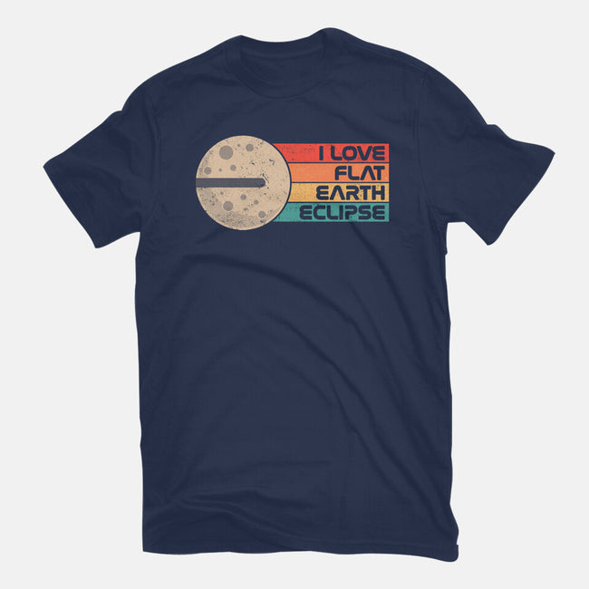 I Love Flat Earth Eclipse-Unisex-Basic-Tee-koalastudio