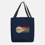 I Love Flat Earth Eclipse-None-Basic Tote-Bag-koalastudio
