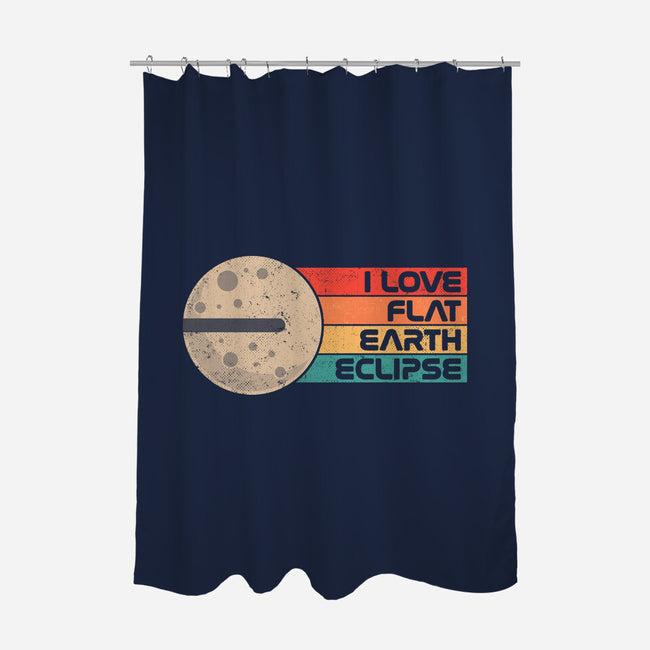 I Love Flat Earth Eclipse-None-Polyester-Shower Curtain-koalastudio