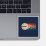I Love Flat Earth Eclipse-None-Glossy-Sticker-koalastudio