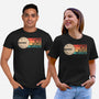 I Love Flat Earth Eclipse-Unisex-Basic-Tee-koalastudio