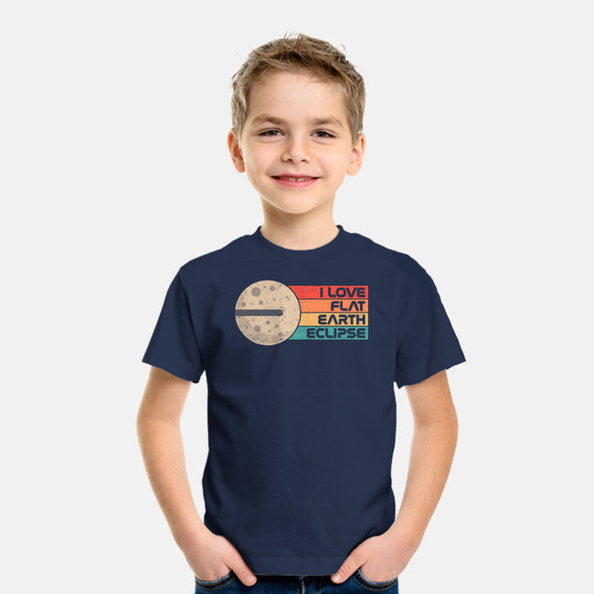 I Love Flat Earth Eclipse-Youth-Basic-Tee-koalastudio