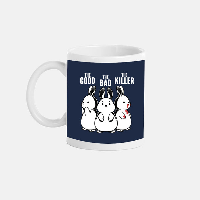 The Good The Bad And The Killer Rabbit-None-Mug-Drinkware-tobefonseca