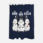 The Good The Bad And The Killer Rabbit-None-Polyester-Shower Curtain-tobefonseca