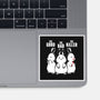 The Good The Bad And The Killer Rabbit-None-Glossy-Sticker-tobefonseca